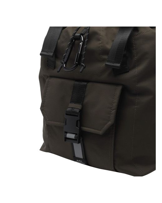 A.P.C. Black Trek Backpack for men