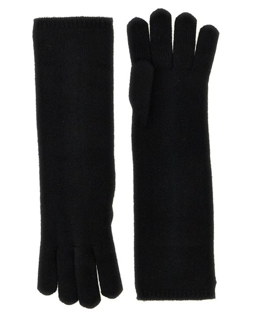 Max Mara Black 'Alaggio' Gloves
