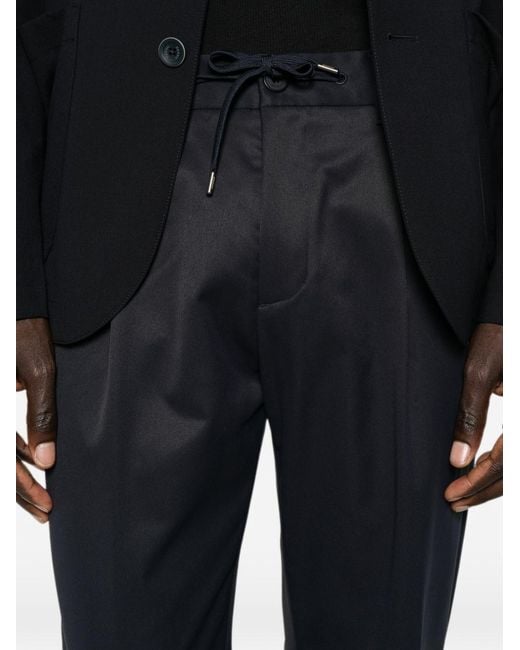 Herno Blue Trousers for men