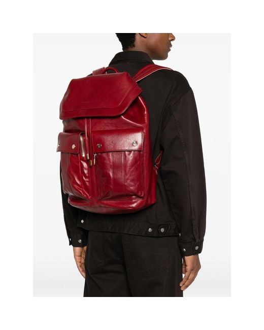 Brunello Cucinelli Red Backpacks for men