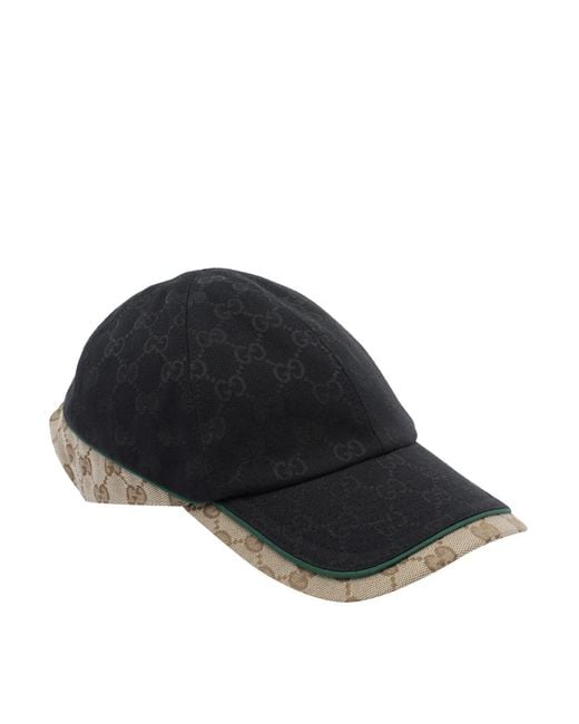 Gucci Black Gg Baseball Cap for men