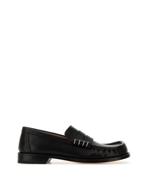 J.W. Anderson Black Moccasters for men