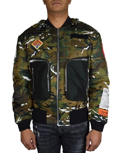 Heron Preston Black Bomber Jacket