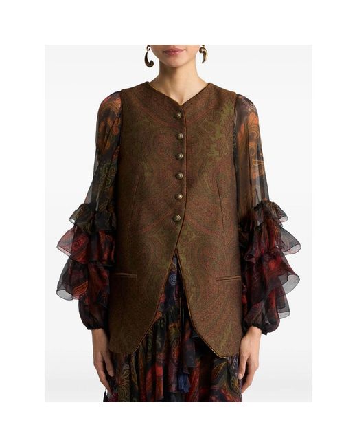 Etro Brown Jackets