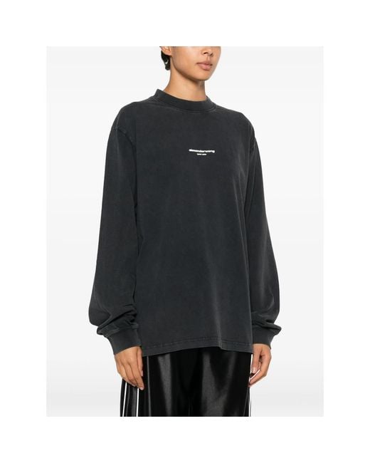 Alexander Wang Black T-Shirts & Vests