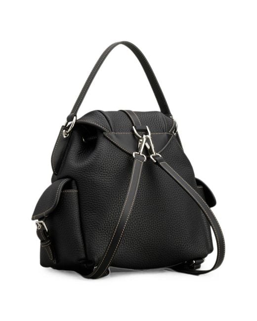 Tod's Black T Timless Mini Leather Backpack