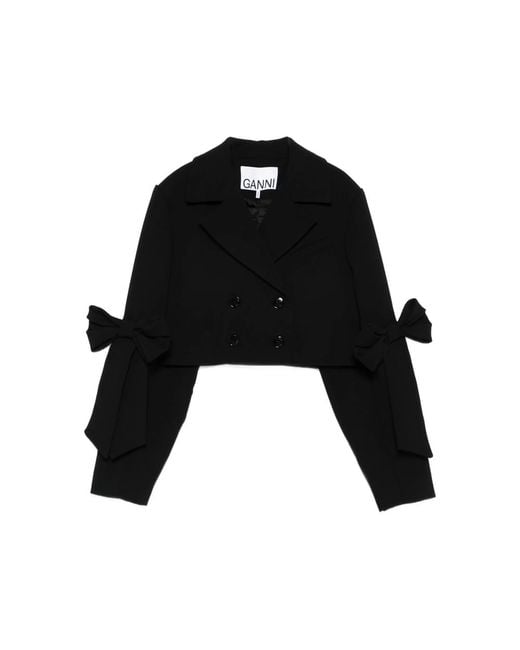 Ganni Black Jackets