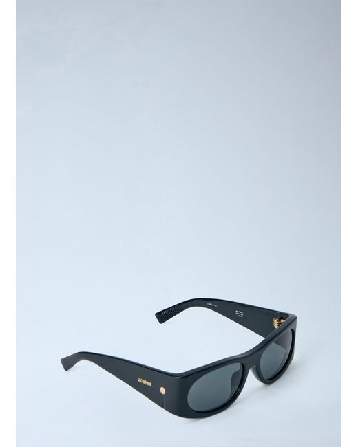 Jacquemus Black Rectangular Frame Sunglasses