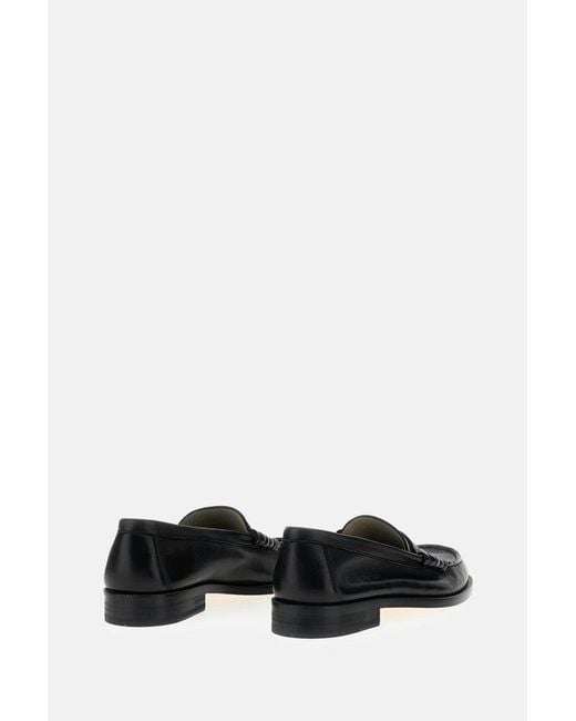 Common Projects Black Leather Loafers for men