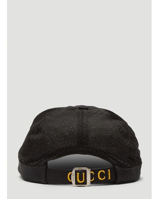 Gucci Black Bunny Baseball Cap for men
