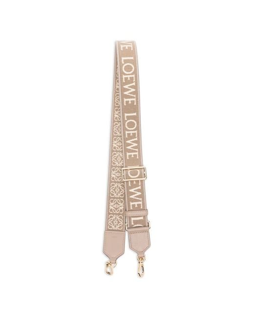 Loewe White Anagram Strap