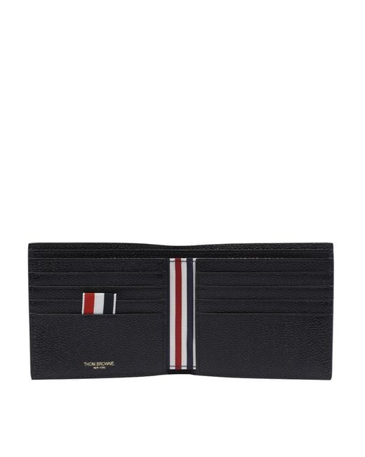 Thom Browne Black Inner Logo Bifold Wallet for men