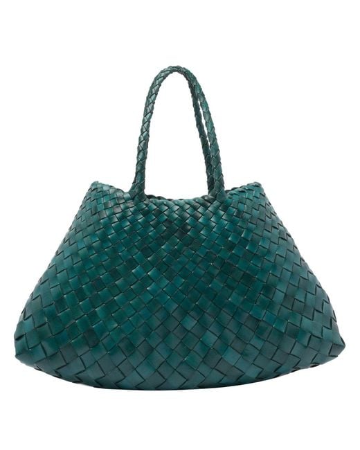 Dragon Diffusion Blue Small Santa Croce Handbag