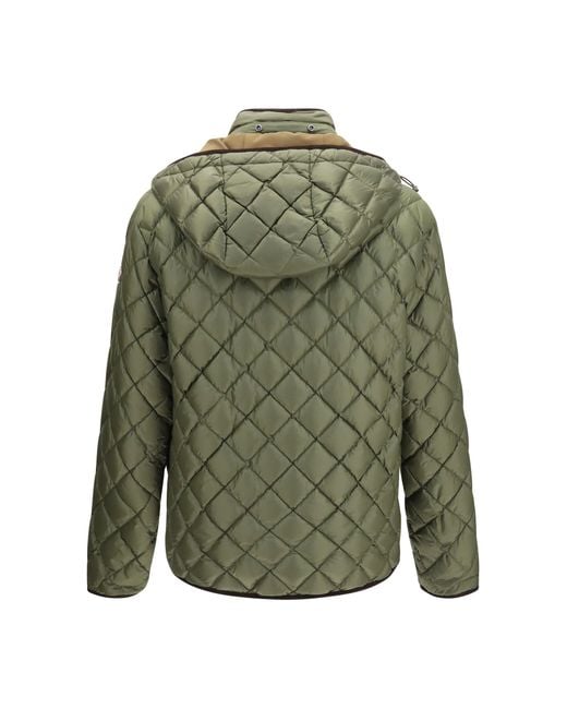 Moncler Green Reversible Venserre Down Jacket for men