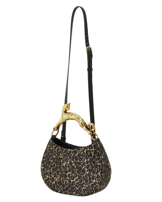 Lanvin Metallic Mini Bag With Print
