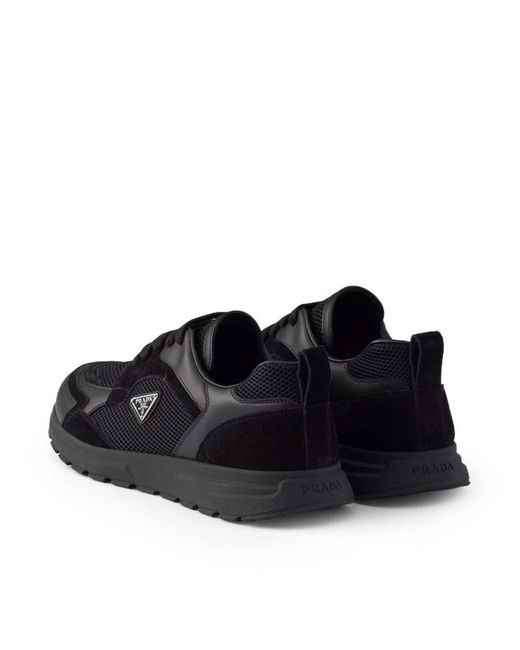 Prada Black Prax Sneakers for men