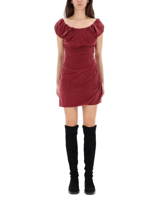 Vivienne Westwood Red Multicolour Cupro Dress