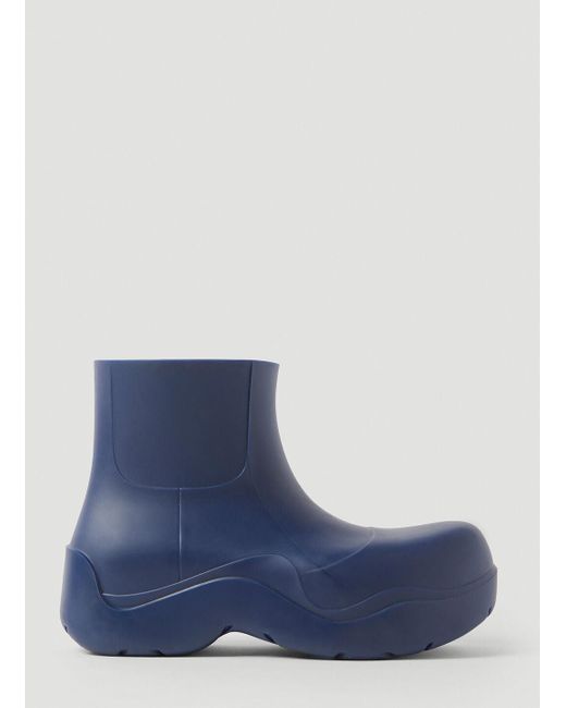 Bottega Veneta Blue Puddle Boots for men