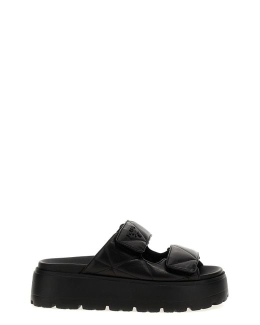 Prada Black 'Slipper' Sandals