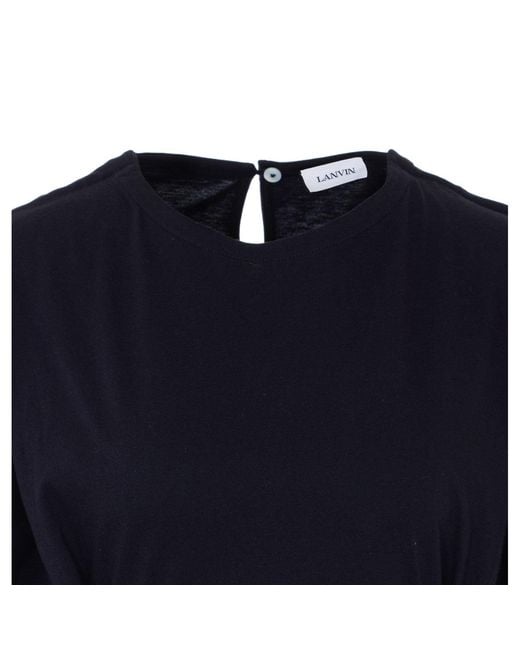 Lanvin Blue Belted Tshirt
