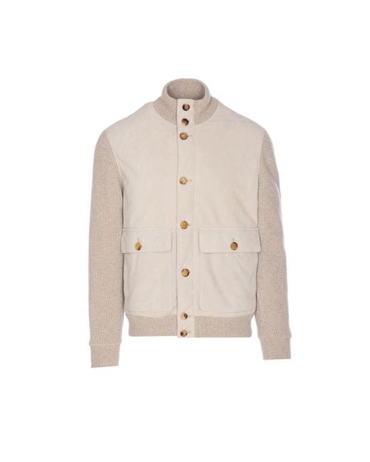 Brunello Cucinelli Natural Jacket for men