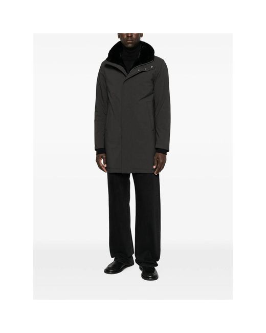 Herno Black Coats for men