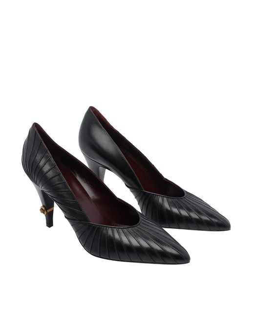 Versace Black Gianni Pumps