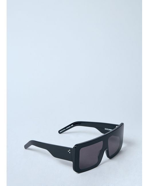 Rick Owens Blue Documenta Sunglasses for men