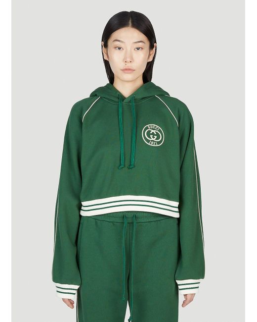 Hooded sweatshirt with interlocking g hotsell