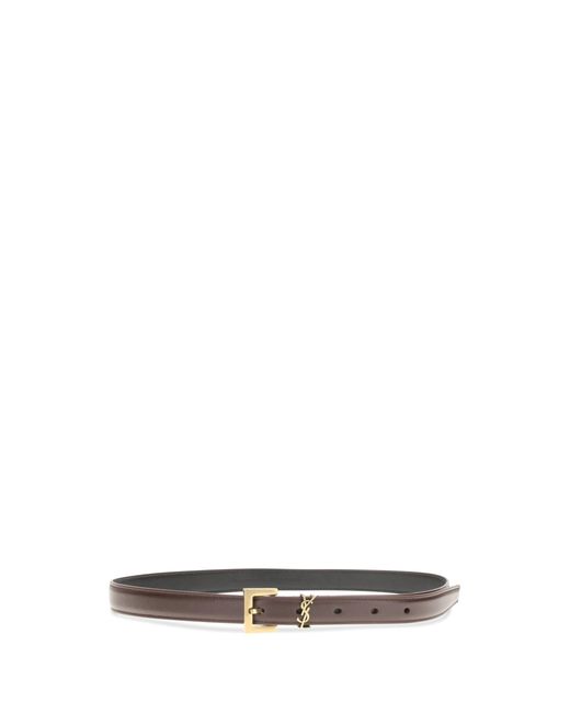 Saint Laurent Gray Belts E Braces