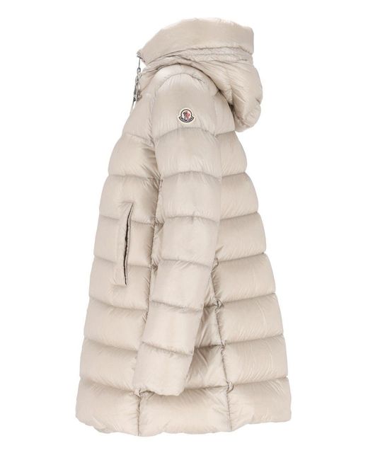 Moncler Natural Midi Down Jacket "Suyen"