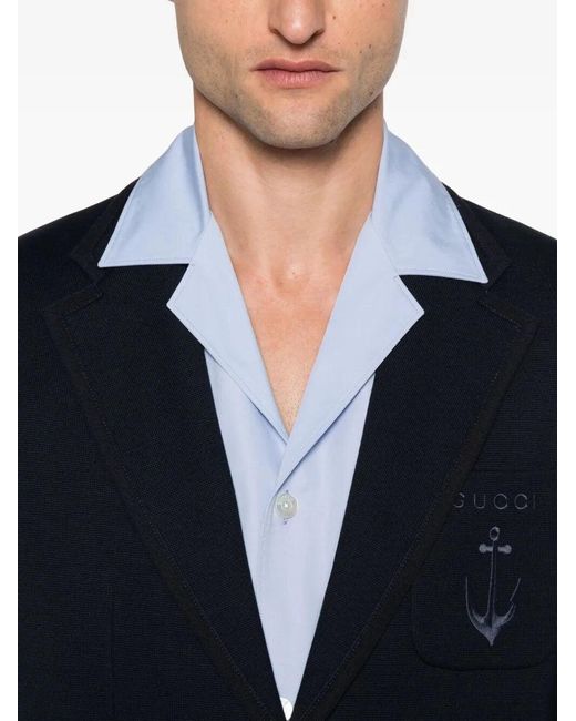 Gucci Blue 'Marcello' Jacket for men