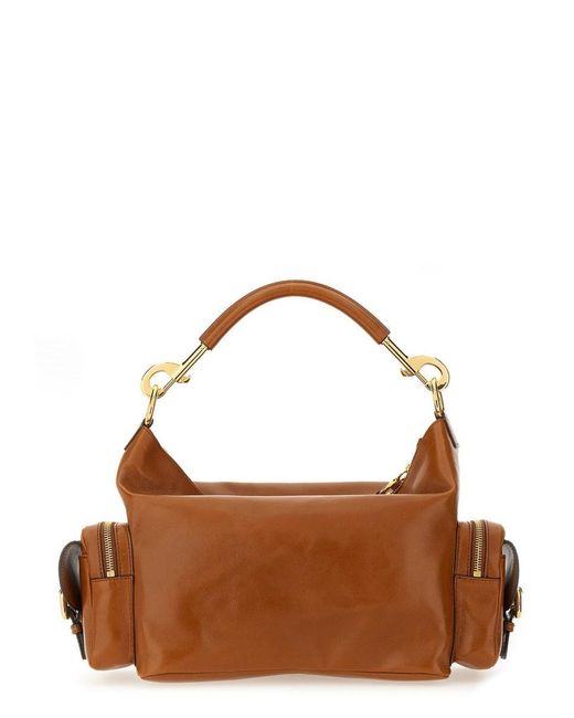 Chloé Brown Chloã Leather Camera Bag