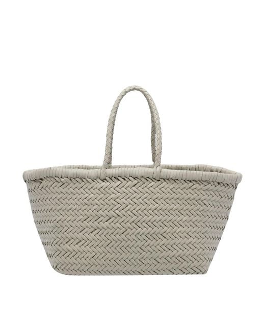 Dragon Diffusion Gray Small Triple Jump Handbag