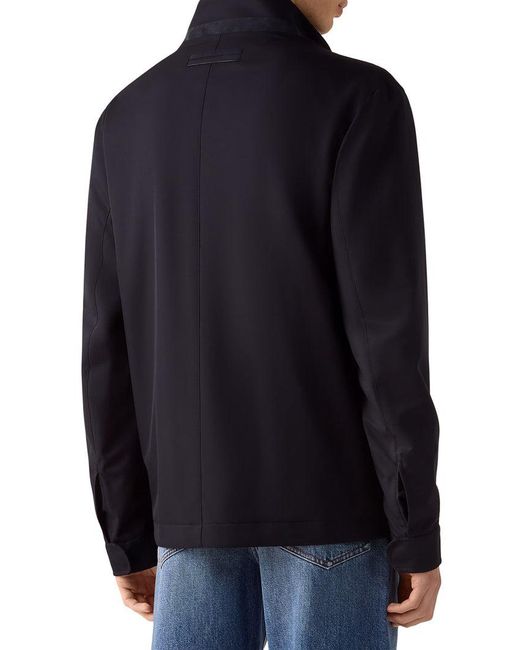 Zegna Blue Field Jacket for men