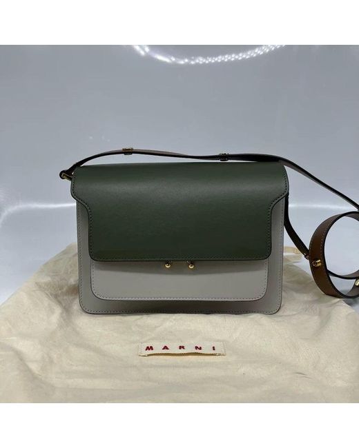 Marni Green Pre-Loved Bag Very Good Condition