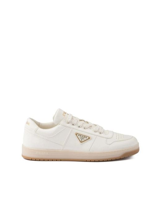 Prada White Neutrals Trainers for men