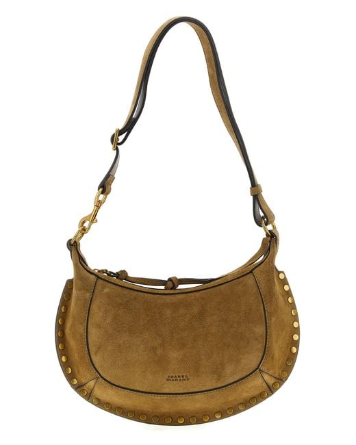Isabel Marant Metallic 'Oskan Moon' Shoulder Bag