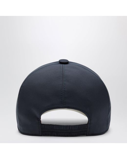 Loro Piana Blue Baseball Cap for men