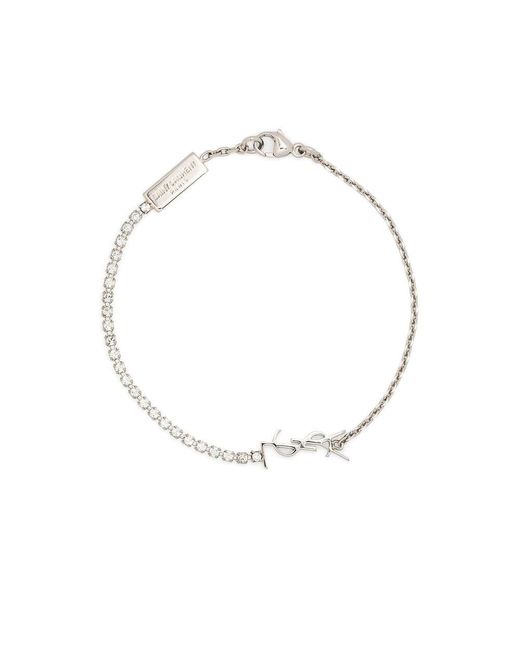 Saint Laurent Metallic Bracelets for men