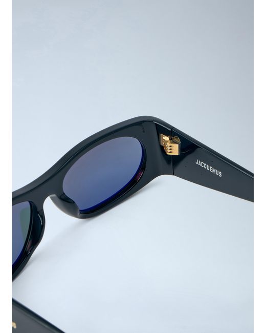 Jacquemus Black Rectangular Frame Sunglasses