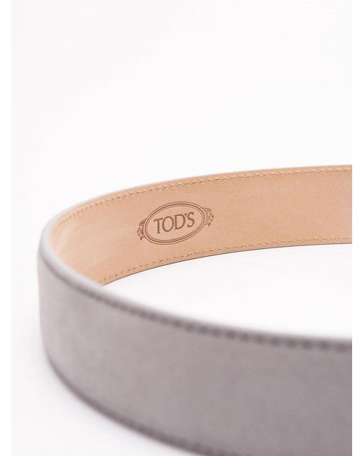 Tod's White New Basic Belt for men