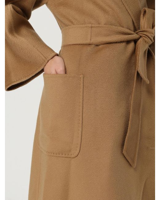 Max Mara Natural Ludmilla Cashmere Coat
