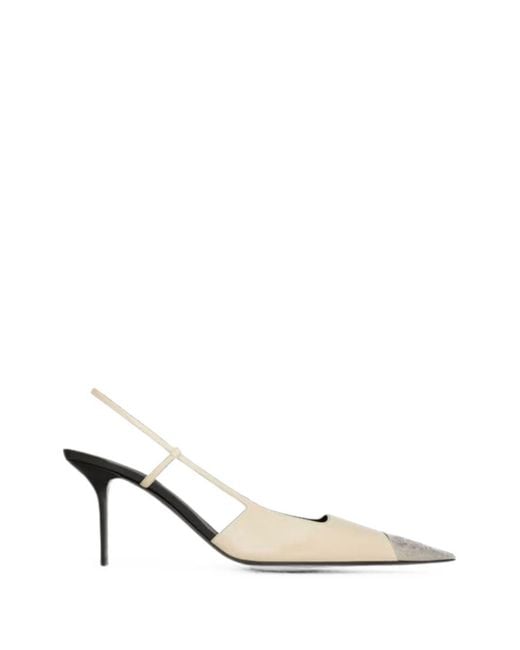 Saint Laurent White Pumps