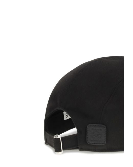 Loewe Black Baseball Hat for men