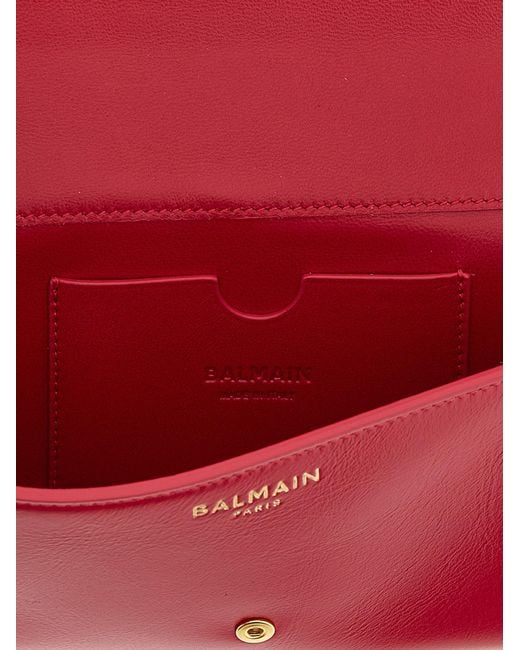 Balmain Red 'Shuffle' Wallet Chain