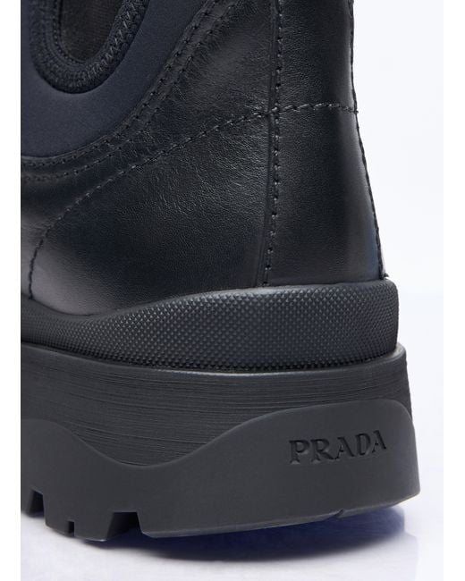 Prada Black Blixxen Boots for men
