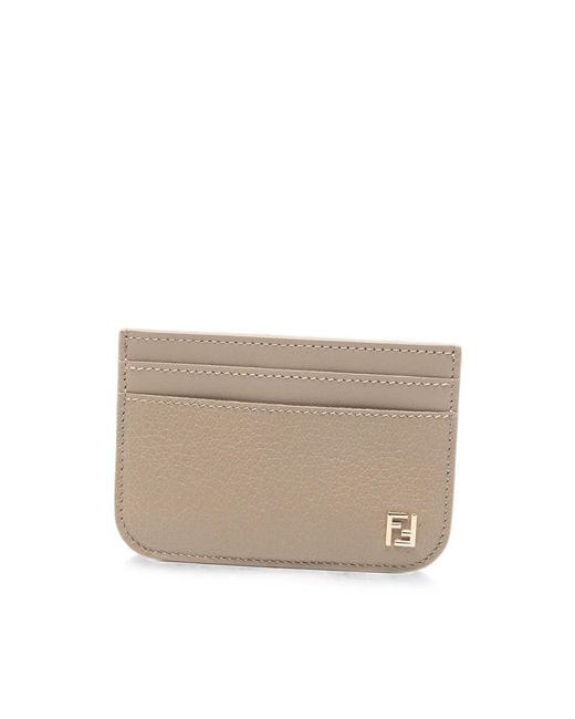 Fendi Natural Neutrals Wallets & Purses