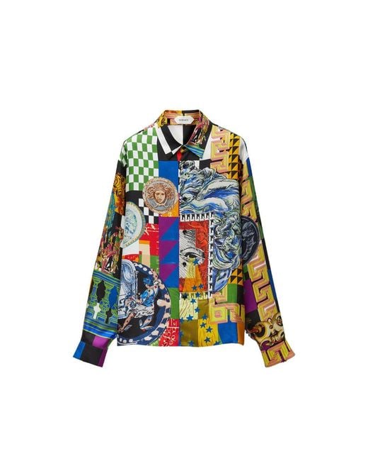 Versace Blue Shirts for men