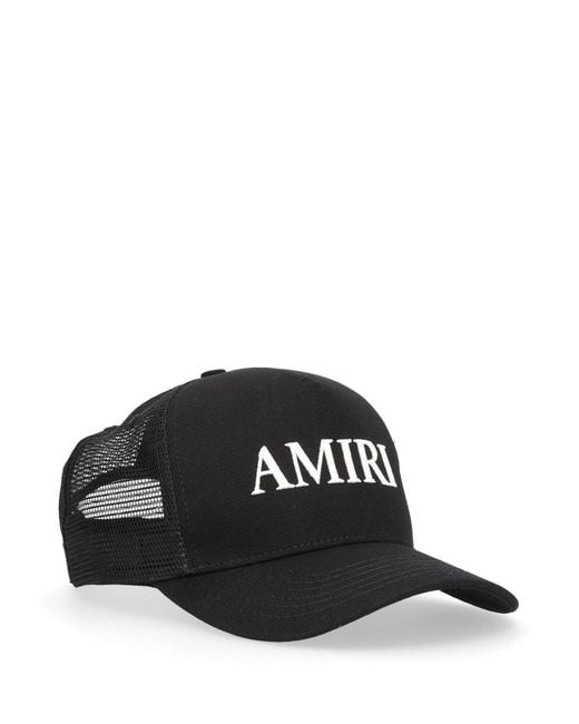 Amiri Black Logo Cap for men